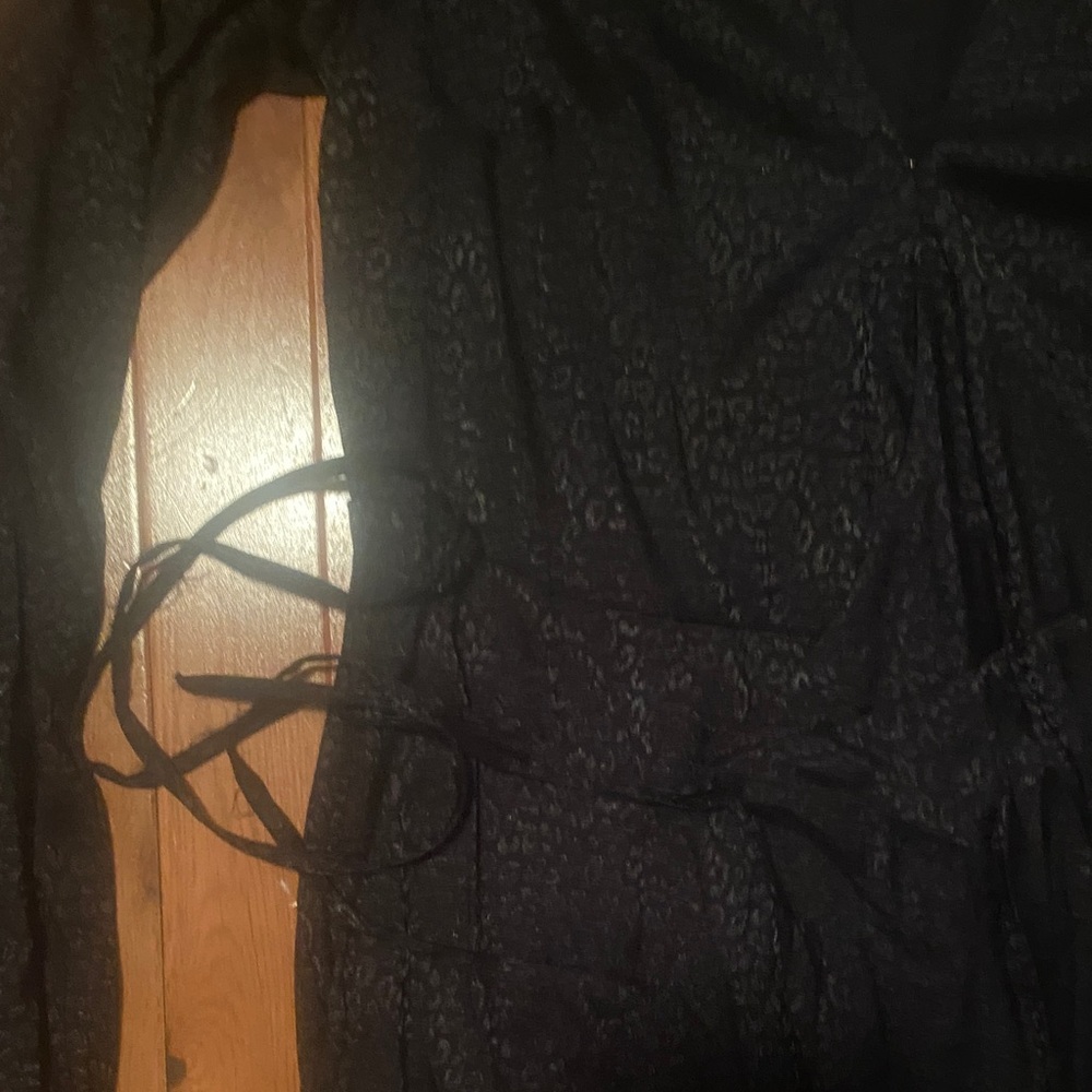 Banana Republic Black Long Sleeve Dress - Picture 4 of 7